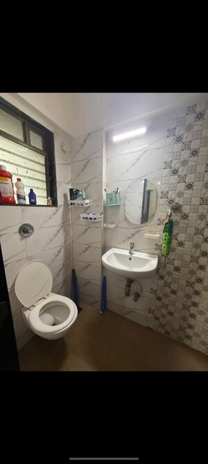 Bathroom in 1 BHK Apartment at Shiv CHS Borivalli, Borivali West – for Sale