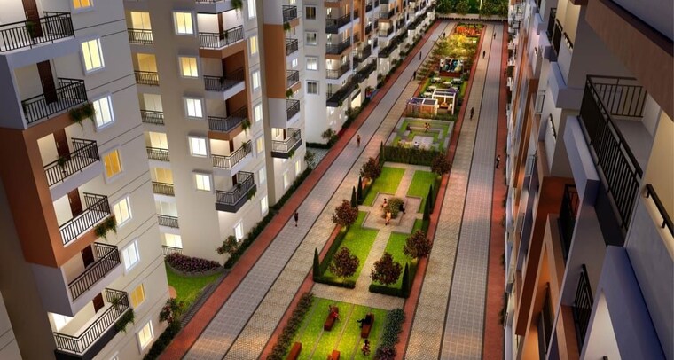 Master Plan, hyndava-mnk-heights 3 Bedroom 2030 Sq.Ft. Apartment In Kompally Hyderabad 9904410