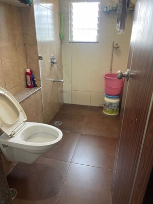 Bathroom in 3.5 BHK Apartment at Gera Trinity Towers, Kharadi – for Rent