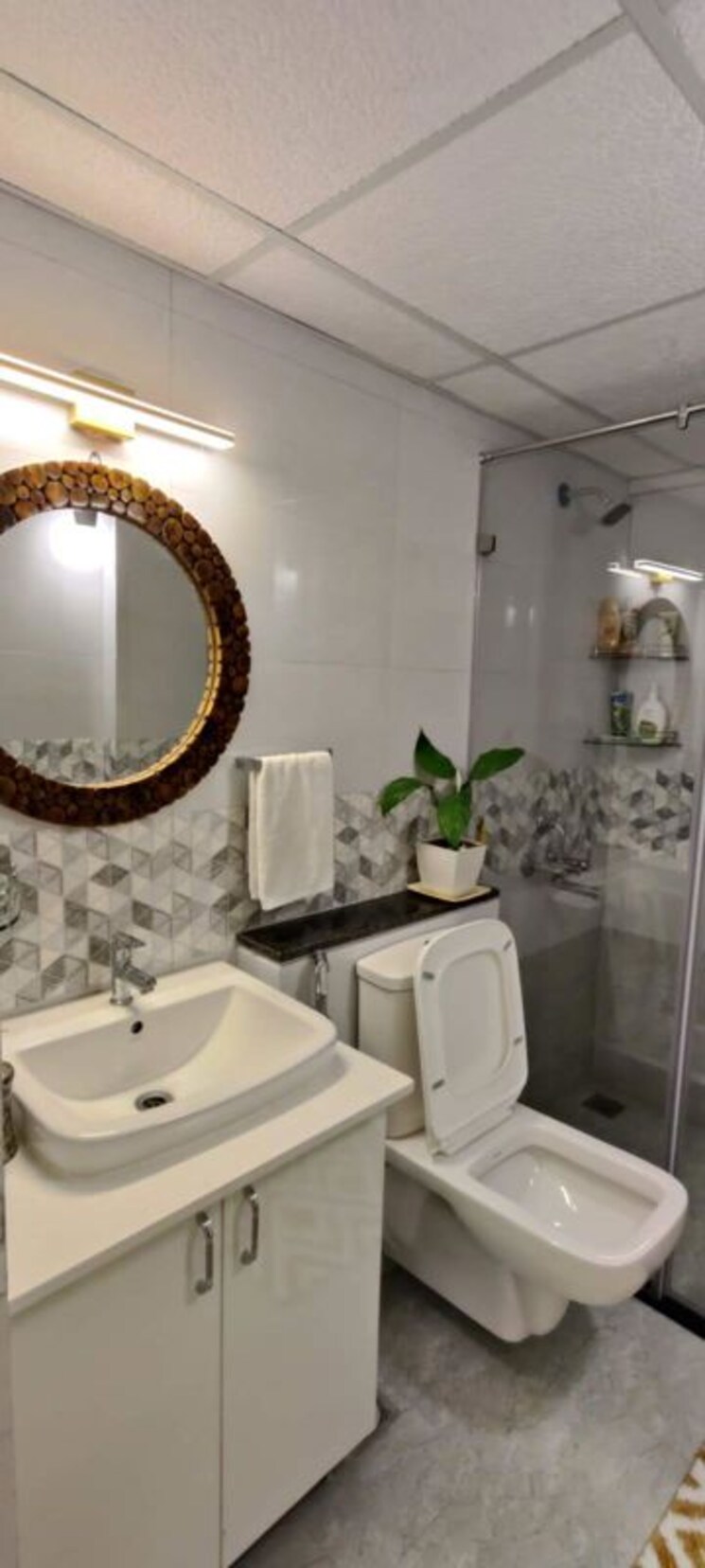 Bathroom, salarpuria-sattva-park-cubix 2 Bedroom 1000 Sq.Ft. Apartment In Devanahalli Bangalore 9904424