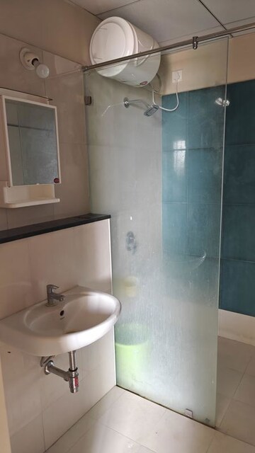 Bathroom in 3 BHK Apartment at UKN The Belvedere, Devanahalli – for Rent