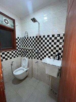 Bathroom in 2 BHK Builder Floor at Paryavaran Complex – for Rent