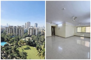 Balcony in 3 BHK Apartment at Oberoi Sky City, Borivali East – for Rent
