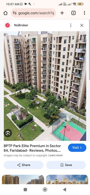 3.5 BHK + Study Room Apartment For Rent in BPTP Park Elite Premium