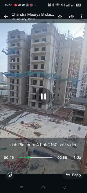 3 BHK Apartment – Exterior View View at Irish Platinum, Sector 10 Greater Noida - for Sale