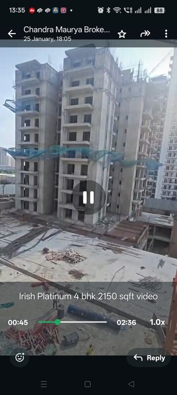 3 BHK Apartment – Exterior View View at Irish Platinum, Sector 10 Greater Noida - for Sale