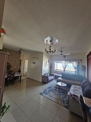 Living Room in 2 BHK Apartment at Goyal Footprints, Thanisandra Main Road – for Rent