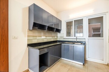 Kitchen in 3 BHK Apartment at Vaswani Exquisite, Whitefield – for Rent