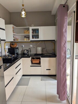 Kitchen in 2 BHK Apartment at Sobha Dream Gardens, Thanisandra Main Road – for Rent