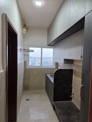 Kitchen in 3 BHK Apartment at L&T Raintree Boulevard, Hebbal – for Rent