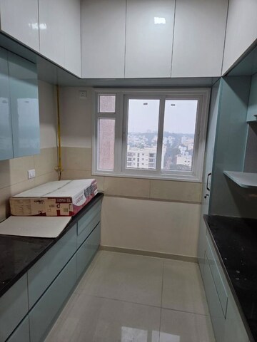 Kitchen in 3 BHK Apartment at L&T Raintree Boulevard, Hebbal – for Rent