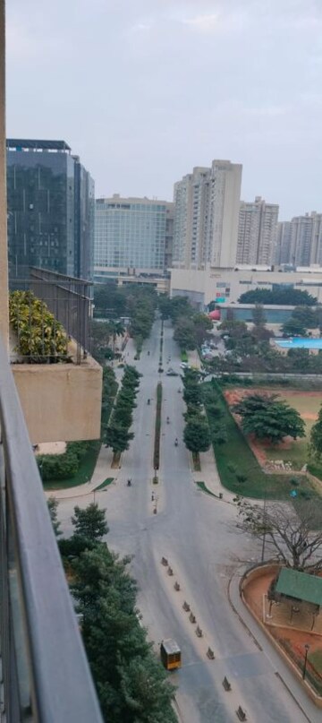 Swimming Pool in 2.5 BHK Apartment at Bhartiya Nikoo Homes, Thanisandra Main Road – for Rent