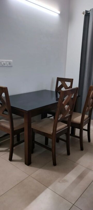 Staircase in 2.5 BHK Apartment at Bhartiya Nikoo Homes, Thanisandra Main Road – for Rent