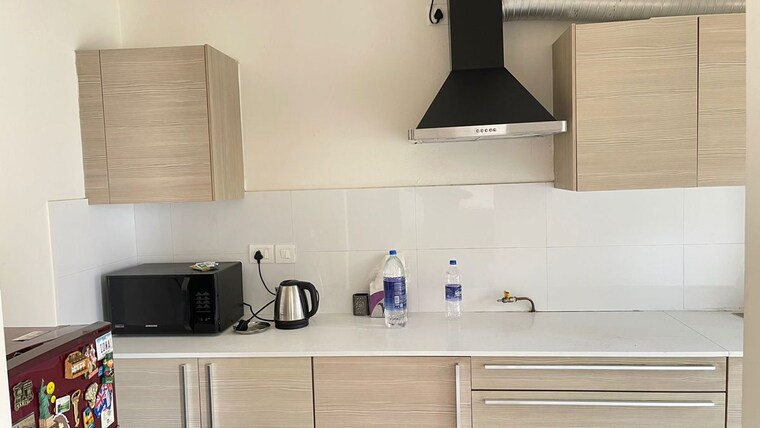 Kitchen, bhartiya-nikoo-homes 2.5 Bedroom 1450 Sq.Ft. Apartment In Thanisandra Main Road Bangalore 9904795