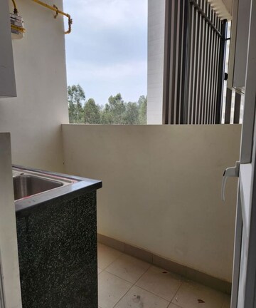 Balcony in 2 BHK Apartment at Adarsh Greens, Kogilu – for Rent