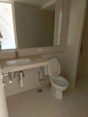 Bathroom in 2 BHK Apartment at Hiranandani Fortune City, New Panvel – for Rent