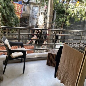 Balcony in 3 BHK Builder Floor at Mehrauli – for Rent