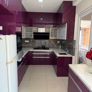 Kitchen in 3 BHK Apartment at Pashmina Waterfront, Bhattarahalli – for Rent