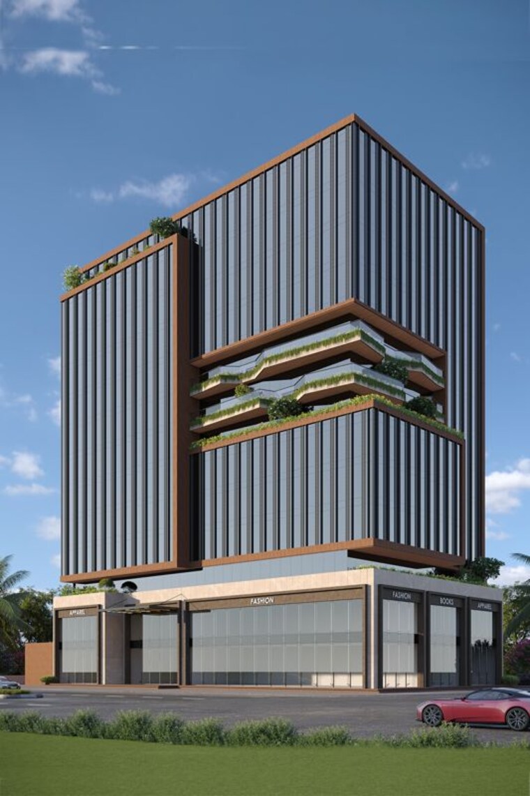 Exterior View, vesu Commercial Office Space 550 Sq.Ft. In Vesu Surat 9904845