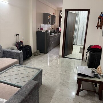 Living Room in 1 BHK Builder Floor at RWA Residential Society, Mohyal Colony – for Rent