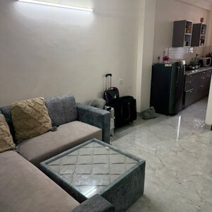 Living Room in 1 BHK Builder Floor at RWA Residential Society, Mohyal Colony – for Rent