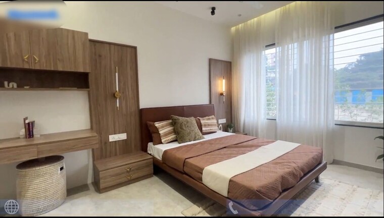 Bedroom, ranawat-aura-waters 3 Bedroom 1100 Sq.Ft. Apartment In Sinhagad Road Pune 9903634