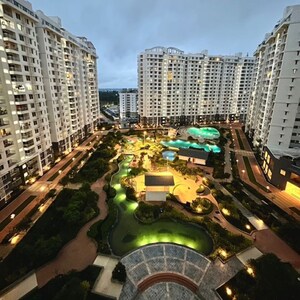 2 BHK Apartment – Exterior View View at Puravankara Palm Beach, Essel Gardens - for Rent