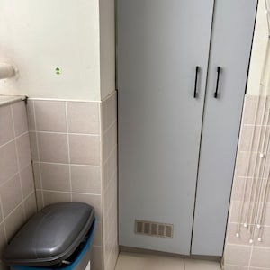 Bathroom in 2 BHK Apartment at Puravankara Palm Beach, Essel Gardens – for Rent