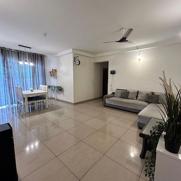 Living Room in 2 BHK Apartment at Prestige Royale Gardens, Avalahalli – for Rent