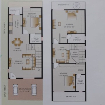  3 BHK Villa at Vineyard Corner Stone, Ramamurthy Nagar – for Rent