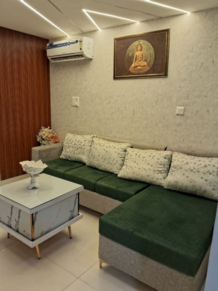 Living Room, md-leafstone-apartments 1.5 Bedroom 650 Sq.Ft. Apartment In Patiala Road Zirakpur 9905082
