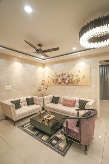 Living Room in 4 BHK Builder Floor at Sector 16 – for Sale