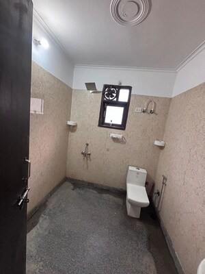 Bathroom in 3.5 BHK Builder Floor at Chattarpur – for Rent