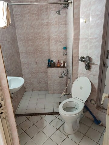 Bathroom in 2 BHK Apartment at Hiranandani Garden Brentwood, Powai – for Rent