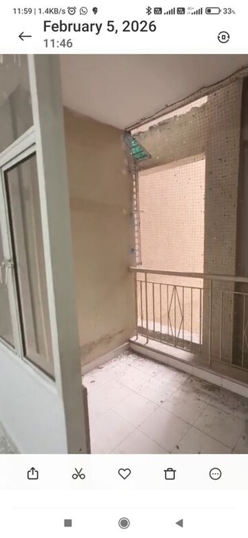 Balcony in 3 BHK Apartment at Mittal Rajnagar Residency, Raj Nagar Extension – for Sale