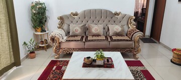 Living Room in 2 BHK Apartment at The Chatterjee The Crown Greens, Hinjewadi – for Rent