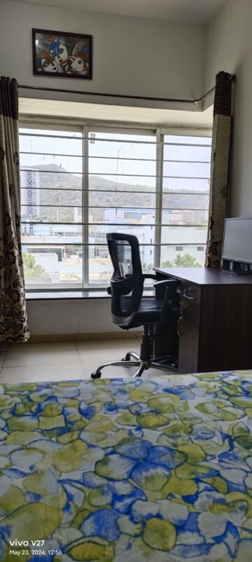 Bedroom in 2 BHK Apartment at The Chatterjee The Crown Greens, Hinjewadi – for Rent