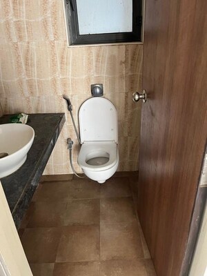 Bathroom in 2 BHK Apartment at Lodha Crown Quality Homes, Majiwada – for Rent