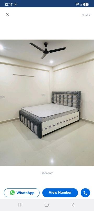 Bedroom in 1 BHK Builder Floor at RWA Apartments Sector 40, Sector 40 – for Rent