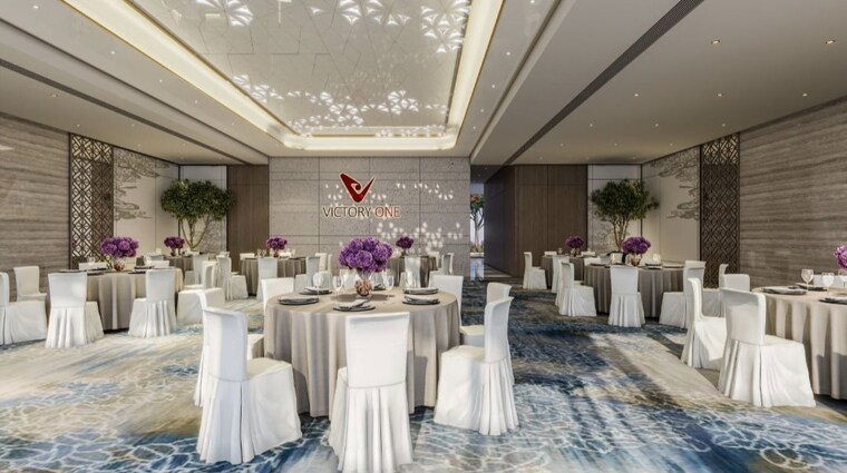 Master Bedroom, victoryone-amara 3 Bedroom 1430 Sq.Ft. Apartment In Sector 16 Greater Noida Greater Noida 9905342