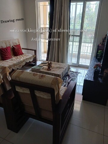 Living Room in 2 BHK Apartment at Brigade Bricklane, Jakkuru – for Rent