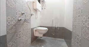 Bathroom in 1 BHK Apartment at Karma Heights, Vasai East – for Rent