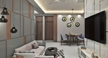 Living Room in 1 BHK Apartment at Bhaveshwar Aqua, Kalamboli – for Sale