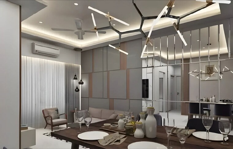 Living Room, bhaveshwar-aqua 1 Bedroom 440 Sq.Ft. Apartment In Kalamboli Navi Mumbai 9892037