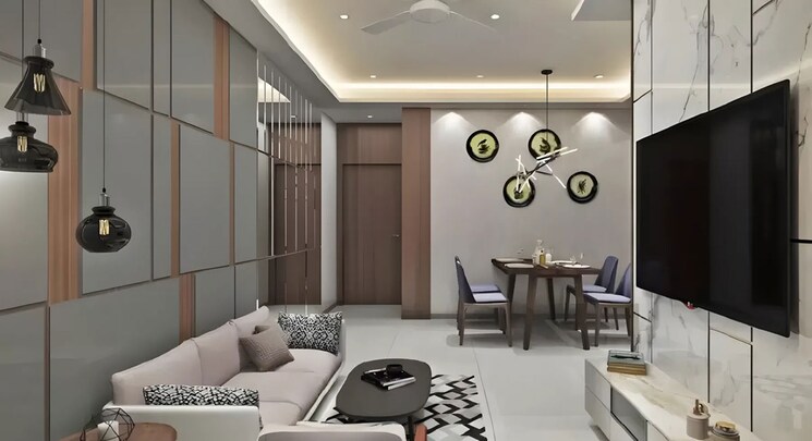 Living Room, bhaveshwar-aqua 2 Bedroom 665 Sq.Ft. Apartment In Kalamboli Navi Mumbai 9872468