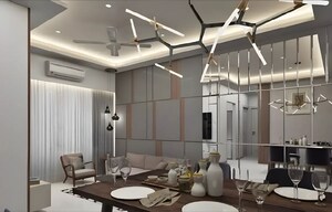 Living Room in 2 BHK Apartment at Bhaveshwar Aqua, Kalamboli – for Sale