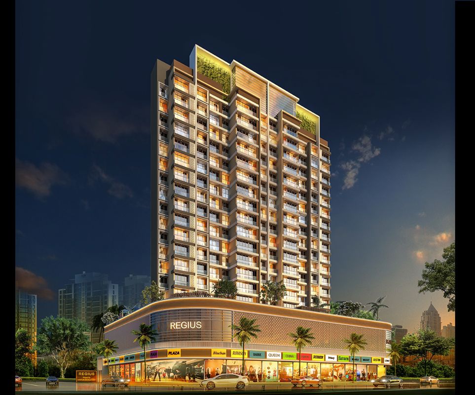 3 BHK + Pooja Room 1142 Sq.Ft. Apartment in Kasturi Regius