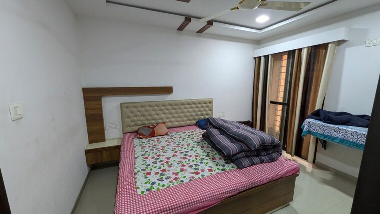 Bedroom, kanha-city 2 Bedroom 900 Sq.Ft. Apartment In Ajwa Road Vadodara 9905330