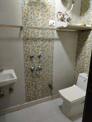 Bathroom in 1 BHK Builder Floor at Govindpuri – for Rent