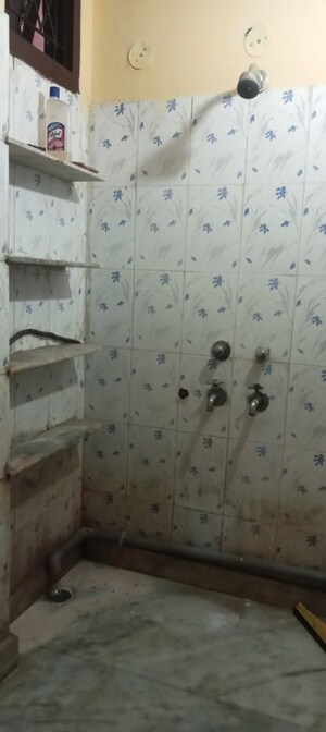 Bathroom in 1 BHK Builder Floor at Panchsheel Vihar – for Rent